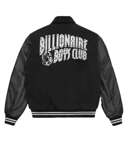 Billionaire Boys Club Varsity Jacket – Wool Letterman Jacket with Leather Sleeves | Streetwear Bomber for Men