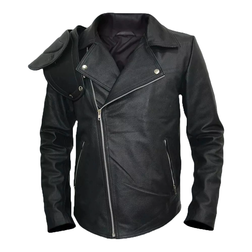 Mad Max 2 Road Warrior Leather Jacket – Full Sleeve Biker Costume for Men | Post-Apocalyptic Cosplay Outerwear