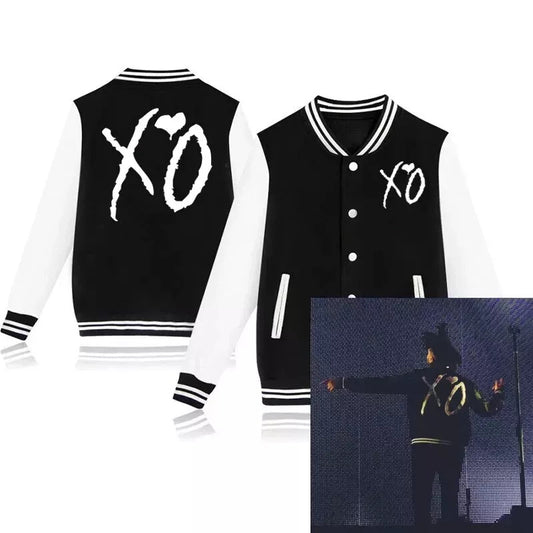 XO Weeknd Hoodie Jacket – Unisex Long Sleeve Streetwear Sweatshirt | Music-Inspired Pullover for Men & Women | Casual Hip Hop Urban Hoodie