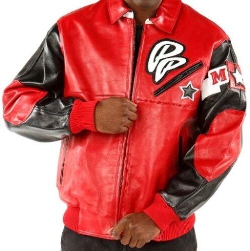 Stylish Red and Black Pelle Pelle Soda Club Jacket - A Must-Have Choice