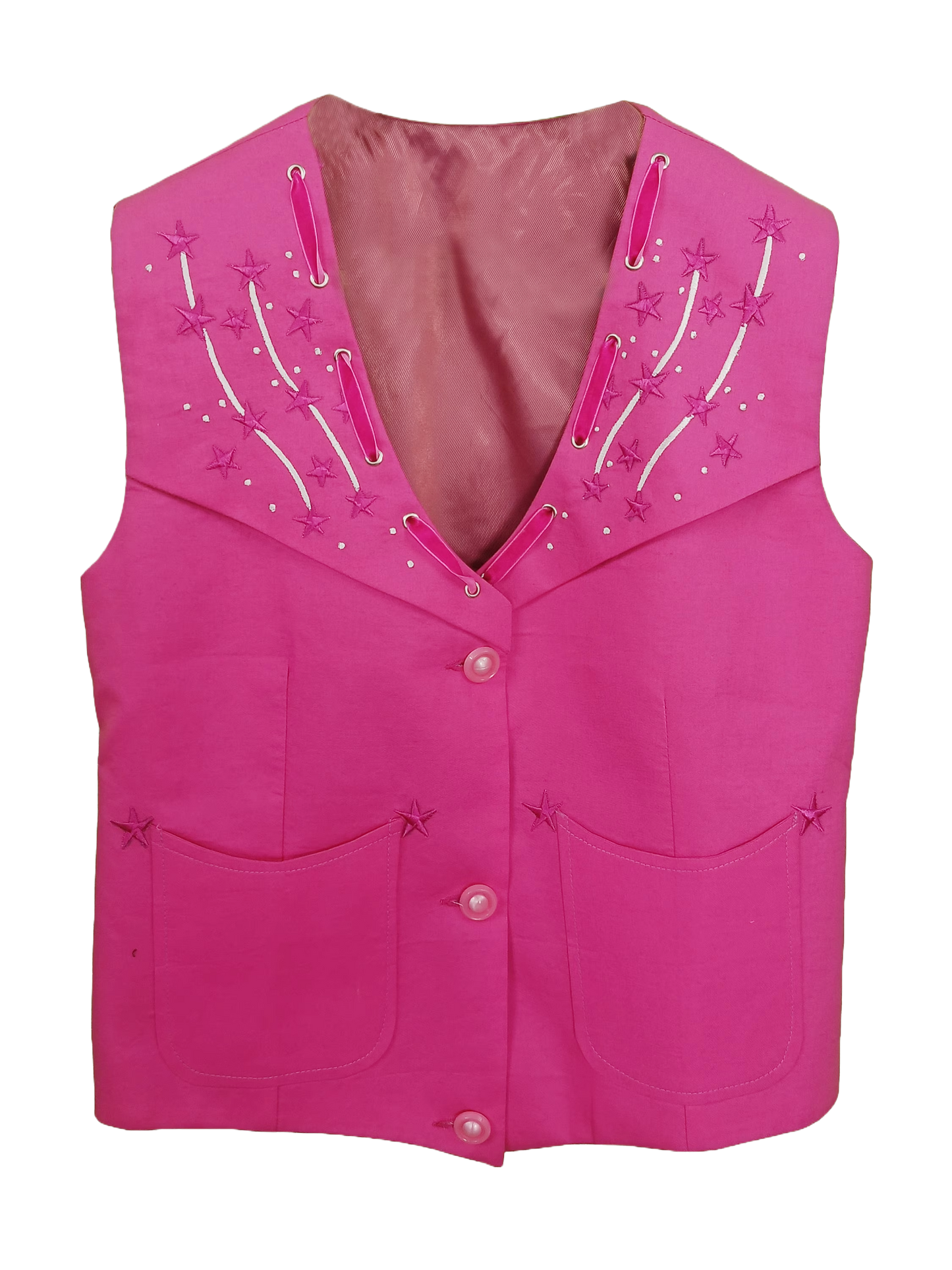 Barbie Pink Cotton Vest Worn by Margot Robbie