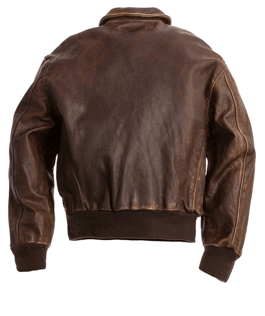 A-2 FLIGHT AVIATOR BOMBER LEATHER JACKET