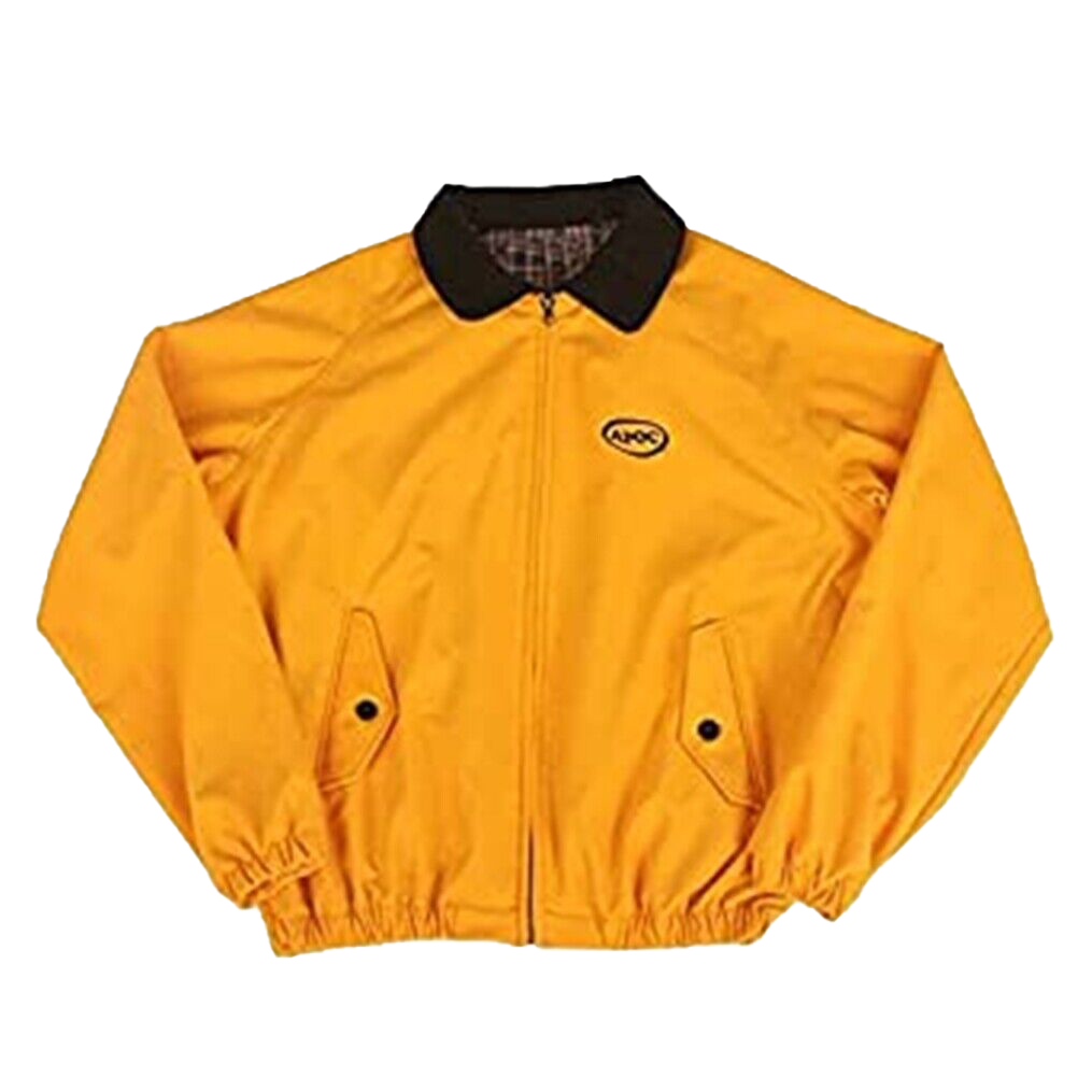 Yellow Bomber Unisex Jungkookk Euphoria Apoc Jacket With T-Shirt - Button Stitched