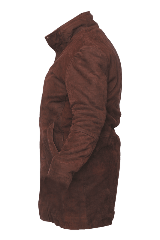 LONGMIRE WALT MYSTERIES ROBERT SHERIFF BROWN SUEDE LEATHER JACKET COAT