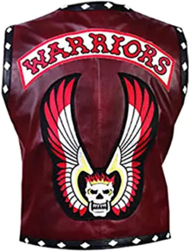 Ultimate Empowerment: The Invincible Maroon Warrior Vest - Unleash Your Inner Strength this Halloween - Button Stitched