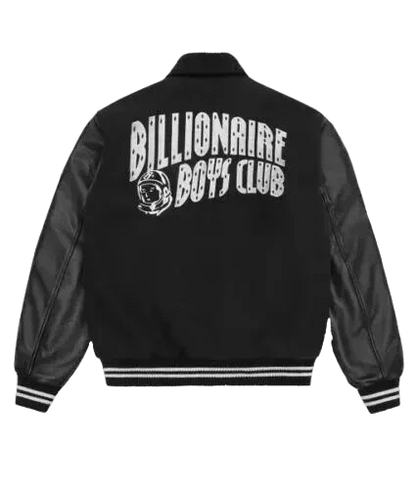 Billionaire Boys Club Varsity Jacket – Wool Letterman Jacket with Leather Sleeves | Streetwear Bomber for Men