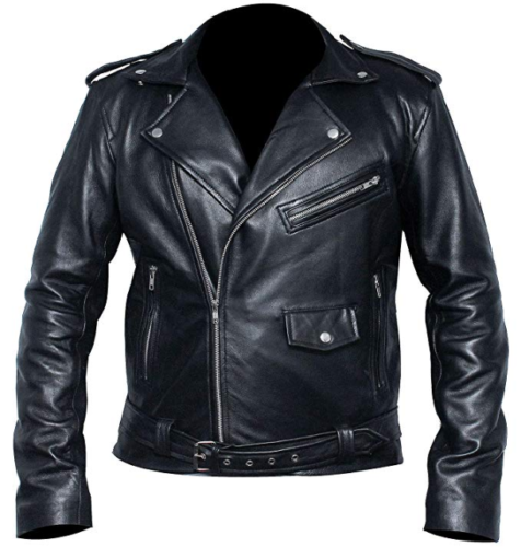 Stylish Leather Jacket for Men Inspired by Jughead Jones of Riverdale's Southside Serpents - Cole Sprouse - Button Stitched