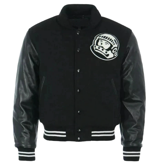 Billionaire Boys Club Varsity Jacket – Wool Letterman Jacket with Leather Sleeves | Streetwear Bomber for Men