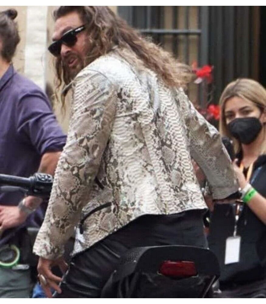Jason Momoa's 2023 Dante Biker Jacket - Speed Up Your Halloween Vibes - Button Stitched