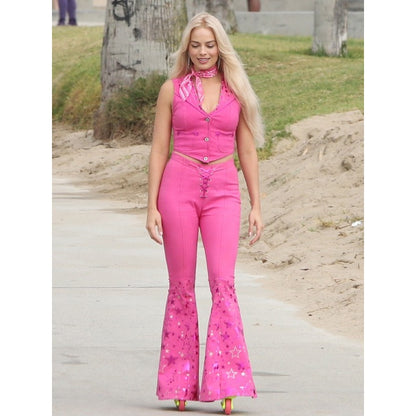 Barbie Pink Cotton Vest Worn by Margot Robbie