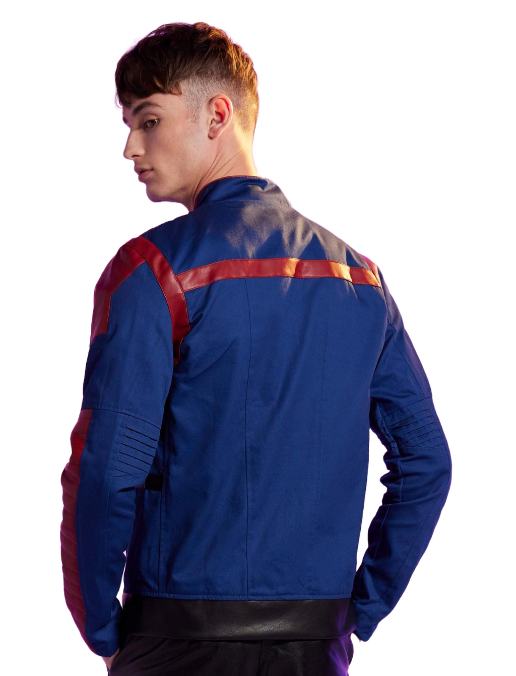 Brand New Star Lord Blue Chris Pratt Jacket from Guardians of the Galaxy Vol. 3 - Button Stitched