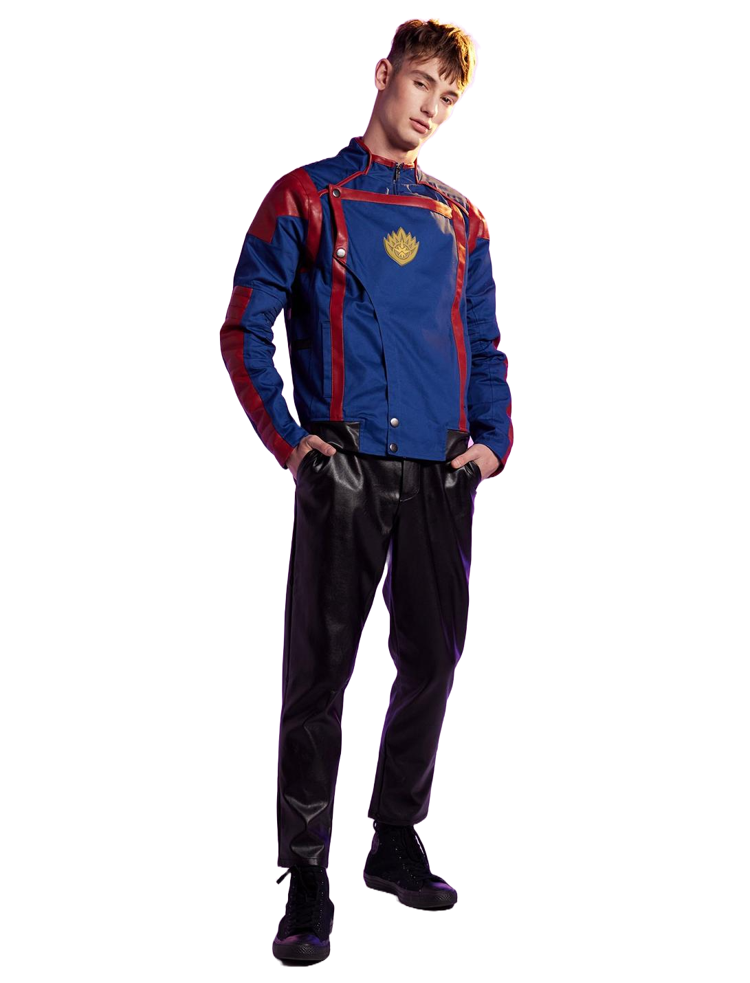 Brand New Star Lord Blue Chris Pratt Jacket from Guardians of the Galaxy Vol. 3 - Button Stitched
