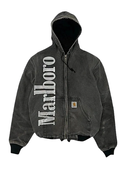 Marlboro Carhartt Workwear Jacket – Vintage Canvas Utility Coat for Men | Multiple Colors Available