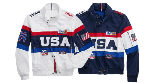 Unisex Cotton Bomber Jacket - Team USA Olympic Uniform | Stylish & Comfortable