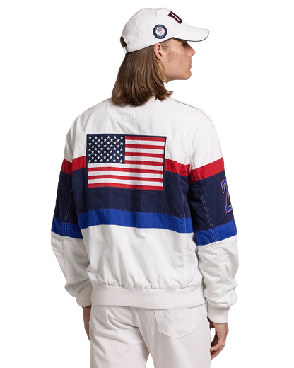 Unisex Cotton Bomber Jacket - Team USA Olympic Uniform | Stylish & Comfortable