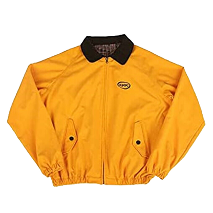 Yellow Bomber Unisex Jungkookk Euphoria Apoc Jacket With T-Shirt - Button Stitched