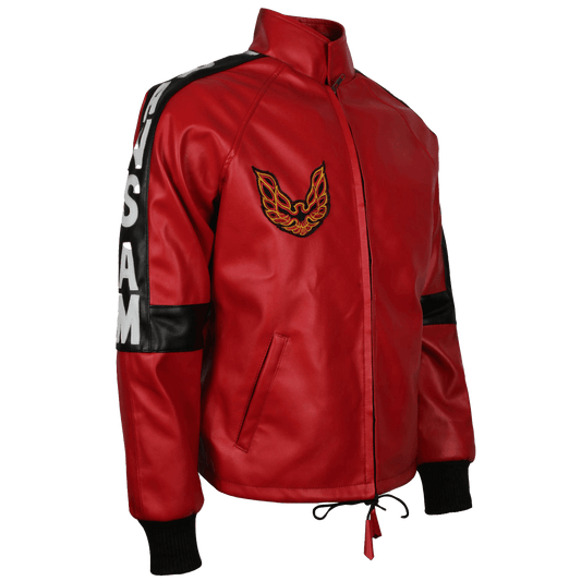 BURT REYNOLDS SMOKEY AND THE BANDIT RED LEATHER JACKET