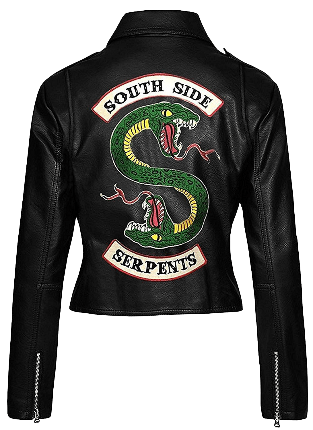 Women's Southside Serpents Comic Movie Leather Jacket | Rivedale Web Series Leather Jacket - Button Stitched