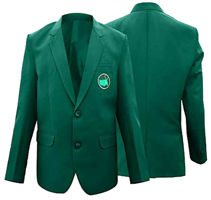 Mens Master Golf Tournament Green Blazer Coat Jacket | Mens Master Golf Tounament Green Blazer Coat - Button Stitched