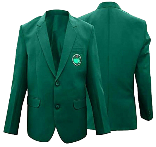 Mens Master Golf Tournament Green Blazer Coat Jacket | Mens Master Golf Tounament Green Blazer Coat - Button Stitched